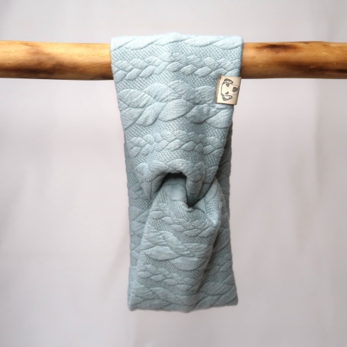 Haarband | Twist | Jersey | Zopfmuster | Mint